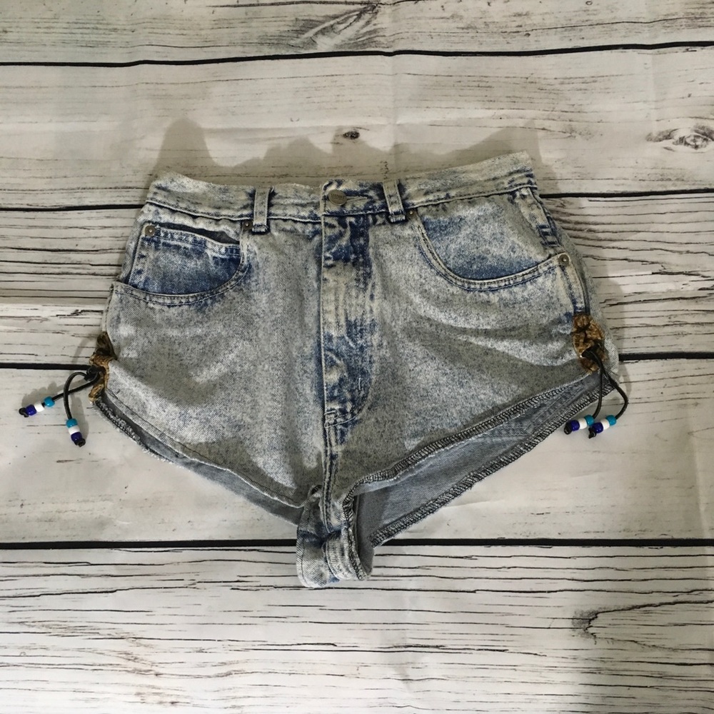 Vintage Stefano International high mini shorts